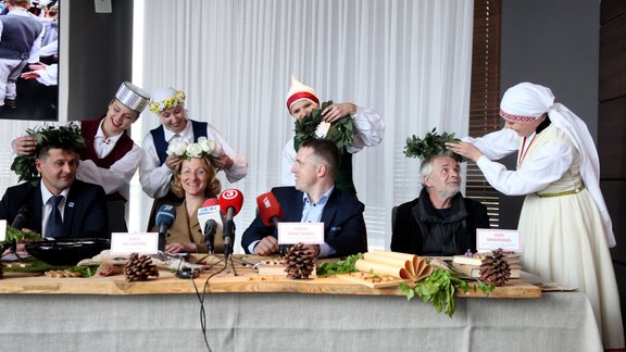 Swedbank un Dziesmu svētki. Preses konference - 1