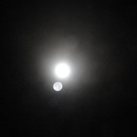 Foto: Daļējs Mēness aptumsums