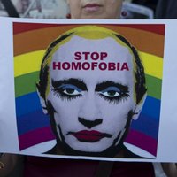 Krievijā aizliedz attēlu ar 'Putinu geju'