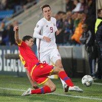 Dāvis Ikaunieks nosaukts par Latvijas gada labāko futbolistu