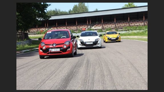 Renault Twingo RS and Megane RS