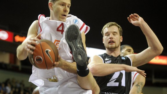 ULEB Eiropas kauss basketbolā: VEF Rīga - CEZ Nymburk - 14