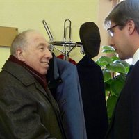 Сергей Юрский посетил Рижскую думу - фото и видео очевидца