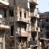 Uzlidojumos Alepo divās nedēļās nogalināti 517 cilvēki