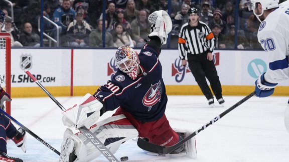 Elvis Merzļikins, Blue Jackets, NHL, hokejs