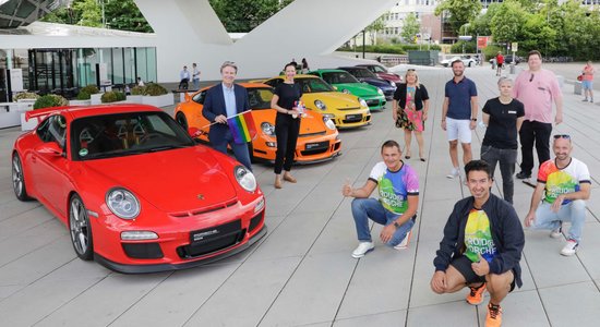 Arī 'Porsche' pievienojas LGBT praida atbalstam