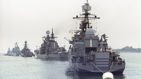 warships on Russia flot