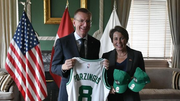 Edgars Rinkēvičs, Celtics, Porziņģis