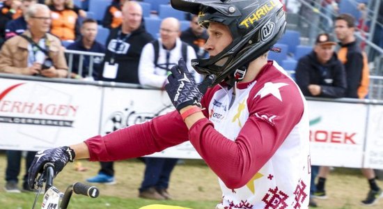 BMX braucējs Treimanis izcīna piekto vietu Eiropas čempionātā