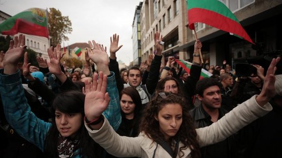 Bulgaria Students Protest