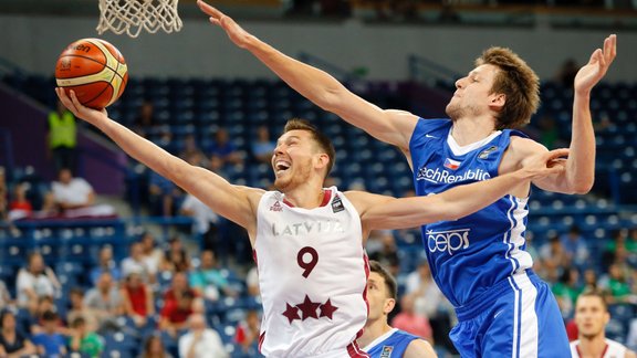 Basketbols, Rio kvalifikācija: Latvija - Čehija - 1