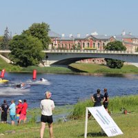 ФОТО: В Елгаве прошел второй этап чемпионата Латвии по водному мотоспорту