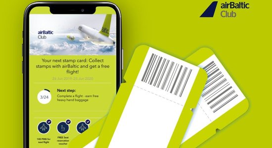 airBaltic Club интегрирует программу лояльности PINS