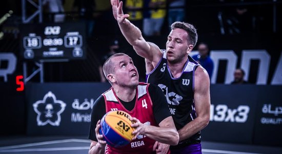 'Rīgas' 3x3 basketbolisti Belgradā 'Challenger' turnīrā uzvar vienā no divām spēlēm