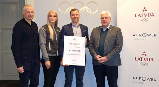 'AJ Power' kļūst par Latvijas olimpiskās komandas 'Tokija 2020' oficiālo partneri