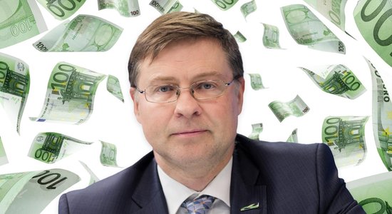 Vai eiro gāzīs no troņa dolāru un vai atteiksimies no skaidras naudas – Dombrovskis par 10 gadiem ar eiro