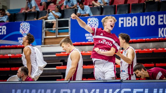 FIBA U18 Challenger, basketbols: Latvija U-18 - Krievija  U-18 - 1