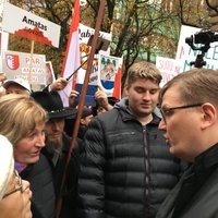 У Сейма прошла акция протеста против территориальной реформы