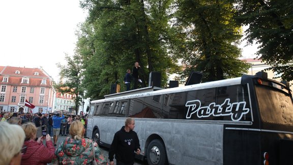 Gobzema protesti pie prezidenta pils  - 15