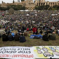 ФОТО: в Риме прошла массовая демонстрация против однополых браков