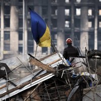 Foto: Kijeva protestētāju kontrolē