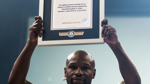 American boxer Floyd Mayweather