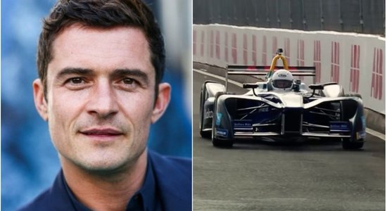 Video: Orlando Blūms avarē ar 'Formula E' bolīdu