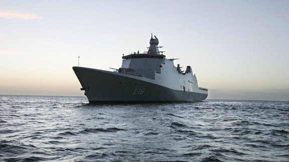 NATO warship