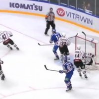 Video: Rīgas 'Dinamo' un SKA duelis atkal neiztiek bez asumiem