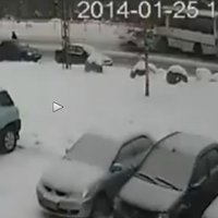 Video: Autovadītājs, glābjot neapzinīgu večiņu, iekuļas smagā avārijā