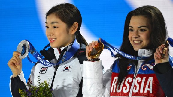 Yuna Kim and Adelina Sotnikova