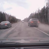 Video: Negants BMW vadītājs trako uz Siguldas šosejas