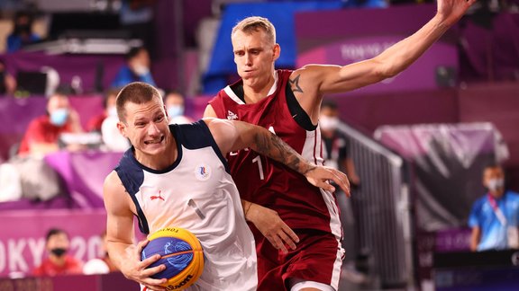 Tokijas olimpiskās spēles, 3x3 basketbols: Latvija - KOK - 2