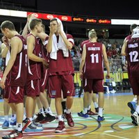 Latvijas U-18 basketbolistiem pietrūkst viena punkta līdz EČ bronzai (+FOTO)
