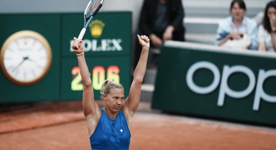 'French Open': Igauniete Kanepi no turnīra izslēdz Mugurusu