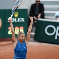'French Open': Igauniete Kanepi no turnīra izslēdz Mugurusu
