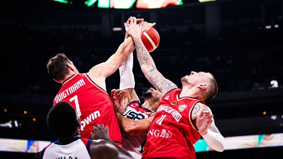 Basketbols, Pasaules kauss: ASV - Vācija