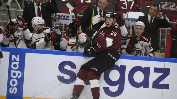 Hokejs, KHL spēle: Rīgas Dinamo - Omskas Avangard - 24