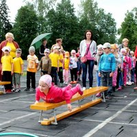 Viļānu bērnu sporta svētki pulcē knašākos ķiparus