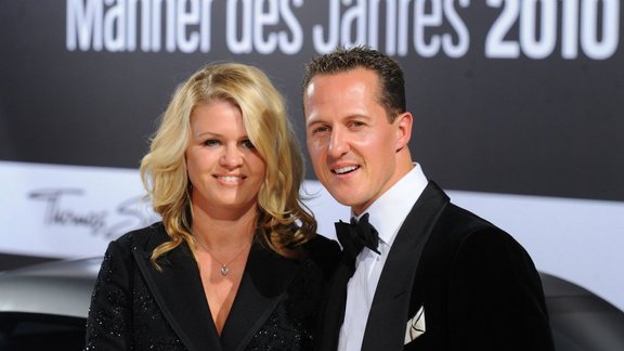 Michael Schumacher and his wife Corinna 