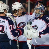 Merzļikins rezervē; 'Blue Jackets' gūst uzvaru