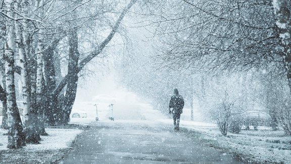 'Delfi' lasītāja foto: Sniegputenis aprīlī. Visi gaida pavasari, bet tas nesākas