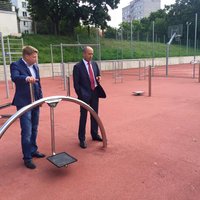 В Вецмилгрависе открыт спортивный центр для всех: Ушаков обещает такие же в Пурвциемсе и на Югле