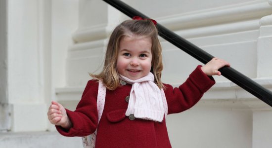 Apburoši foto: Princese Šarlote uzsāk bērnudārza gaitas