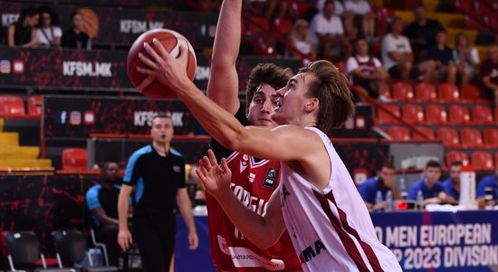 Latvijas U-20 basketbolisti Eiropas čempionāta B divīzijas turnīru noslēdz 13. vietā