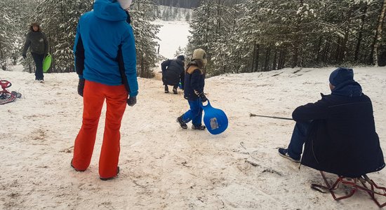 Dabas baudīšana Ogres Zilajos kalnos