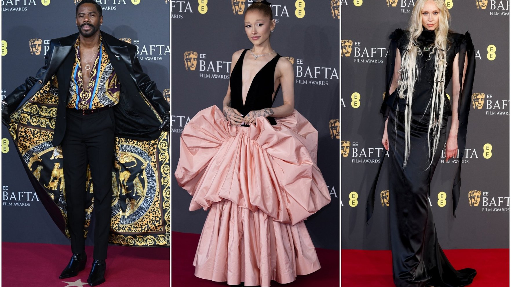 BAFTA 2025: no nāriņām līdz gotiskām dievietēm – drosmīgākie sarkanā paklāja tēli