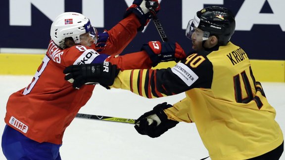 Hokejs, pasaules čempionāts 2018: Vācija - Norvēģija - 4