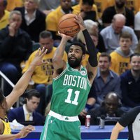 'Celtics' basketbolisti nonāk uzvaras attālumā no otrās kārtas, uzvar arī 'Raptors'