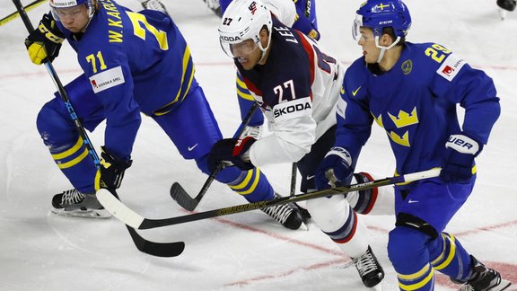 Hokejs, pasaules čempionāts: ASV - Zviedrija - 2